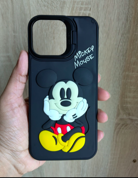 3D Silicone Cartoon Mobile Phone Case for iPhone 16 pro max