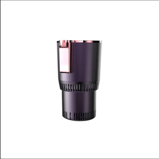 Purple cylindrical vacuum attachment on a white background