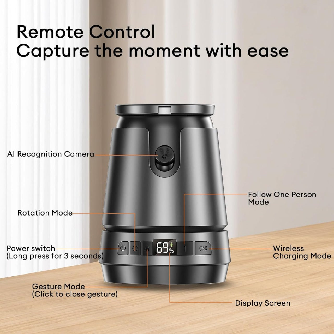 360 degree AI megnatic tracking holder - YOUR PERSONAL CAMERAMAN