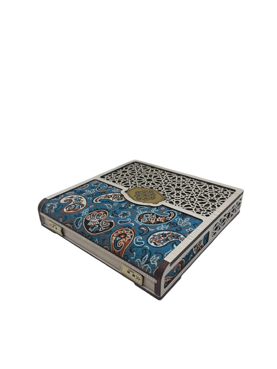 Wooden handmade crafted dry fruit storage Box 4 compartment