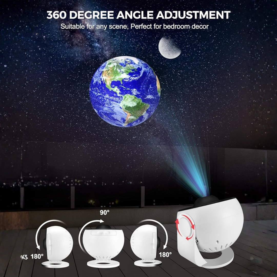 12-in-1 Planetarium Galaxy Projector – Star & Nebula Night Light for Kids & Adults
