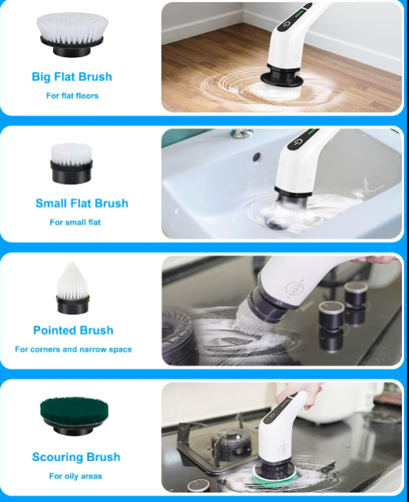 9 in 1 Electric Cleaning Brush