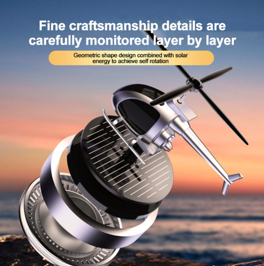 Perfume Solar Power Helicopter Air Freshener