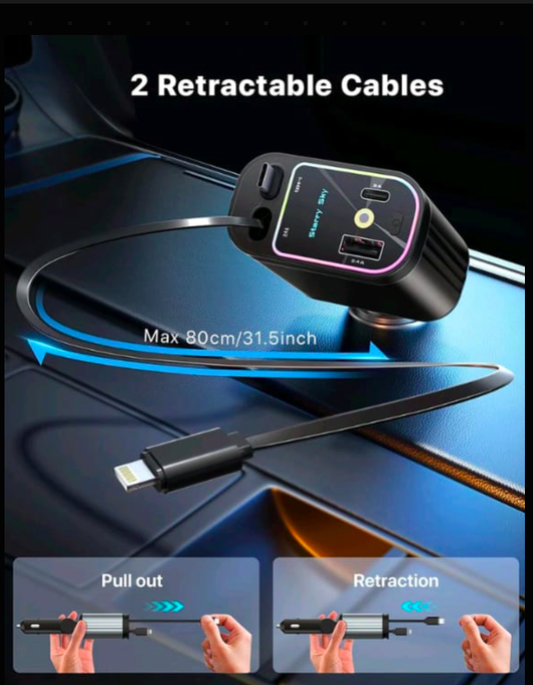 Retractable Car Charger