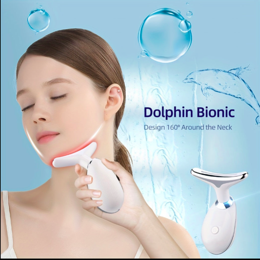 Rechargeable LED Facial And Neck Massager