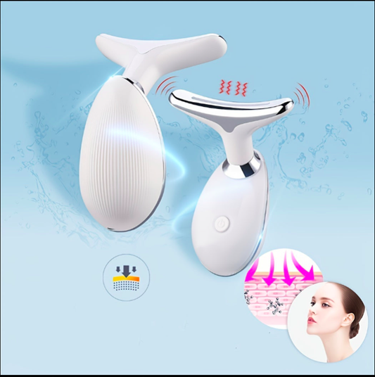 Rechargeable LED Facial And Neck Massager