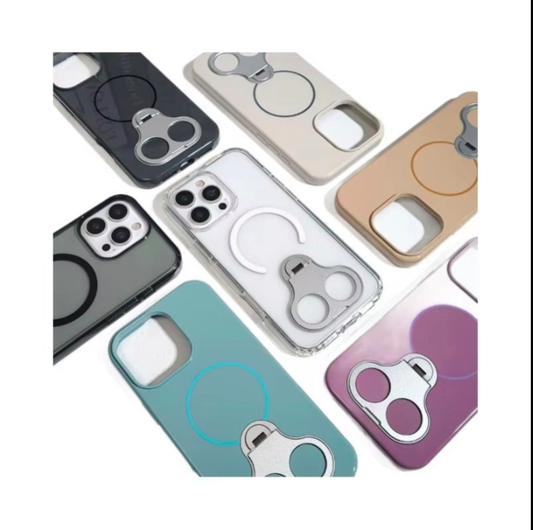 Collection of phone cases with various designs on a white background