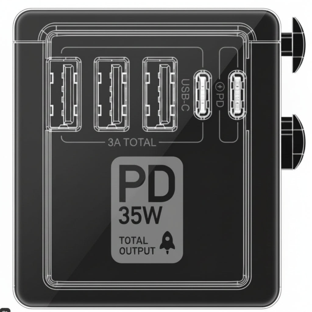 All-in-One Universal Travel Adapter