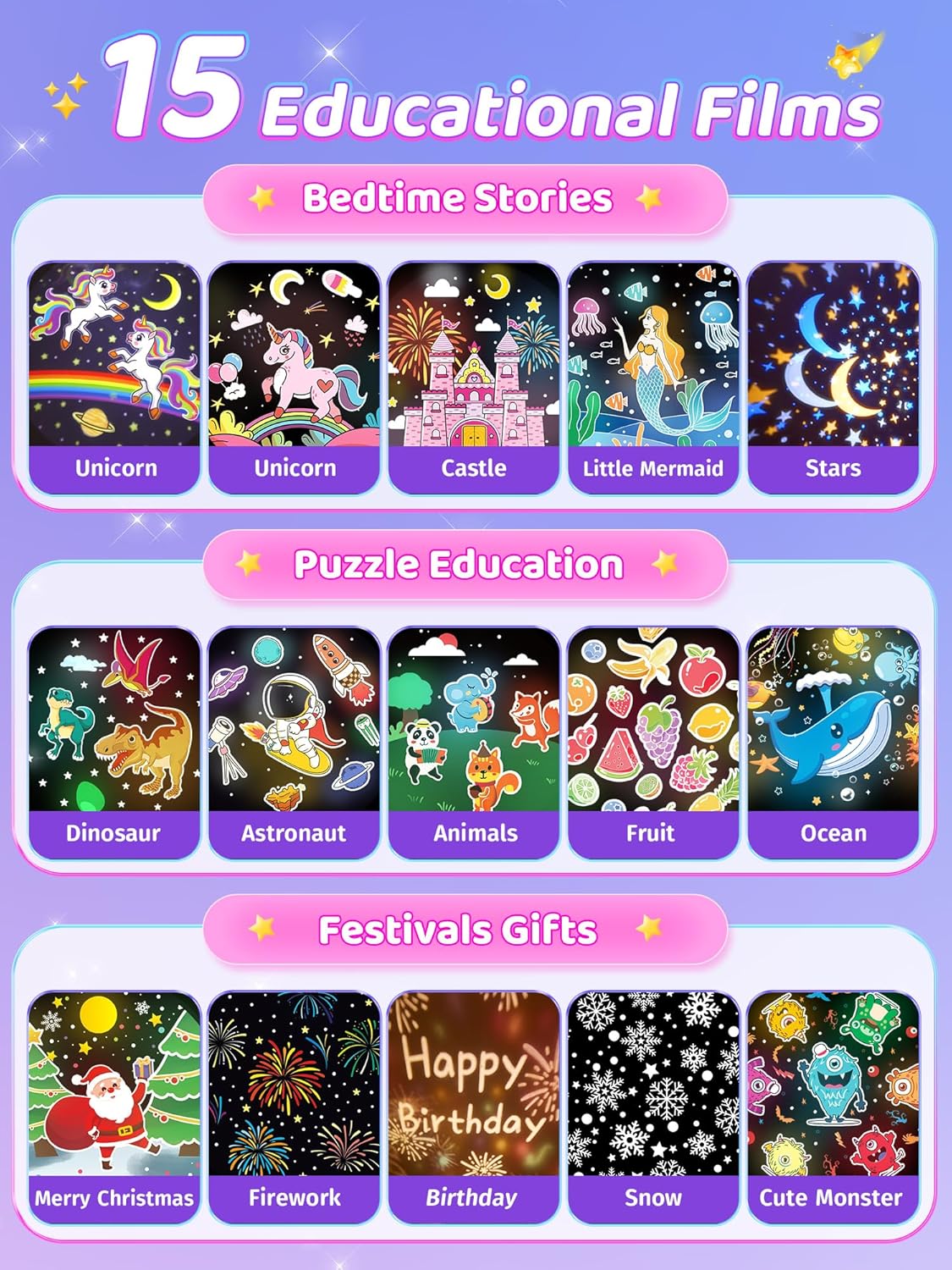 Carousel Night Light for Kids