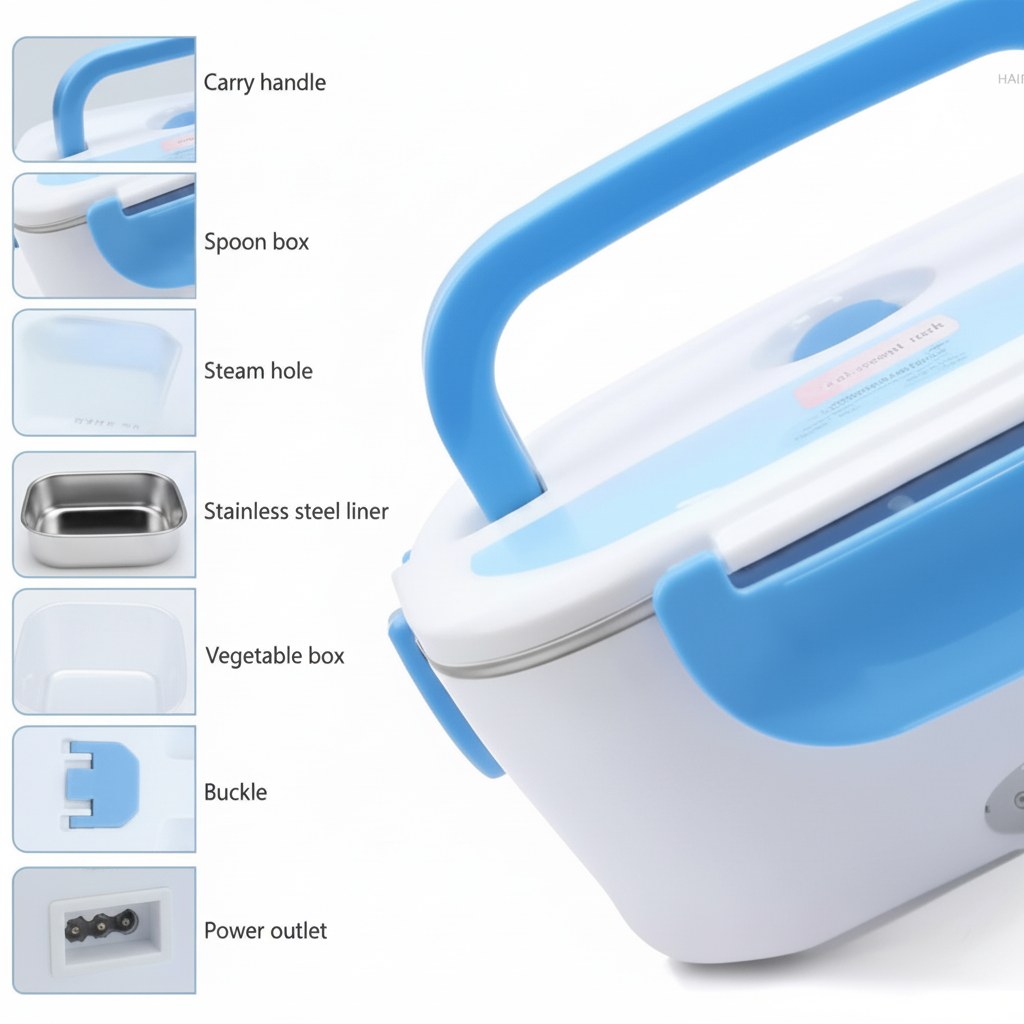 Portable Electric Heater Lunch Box