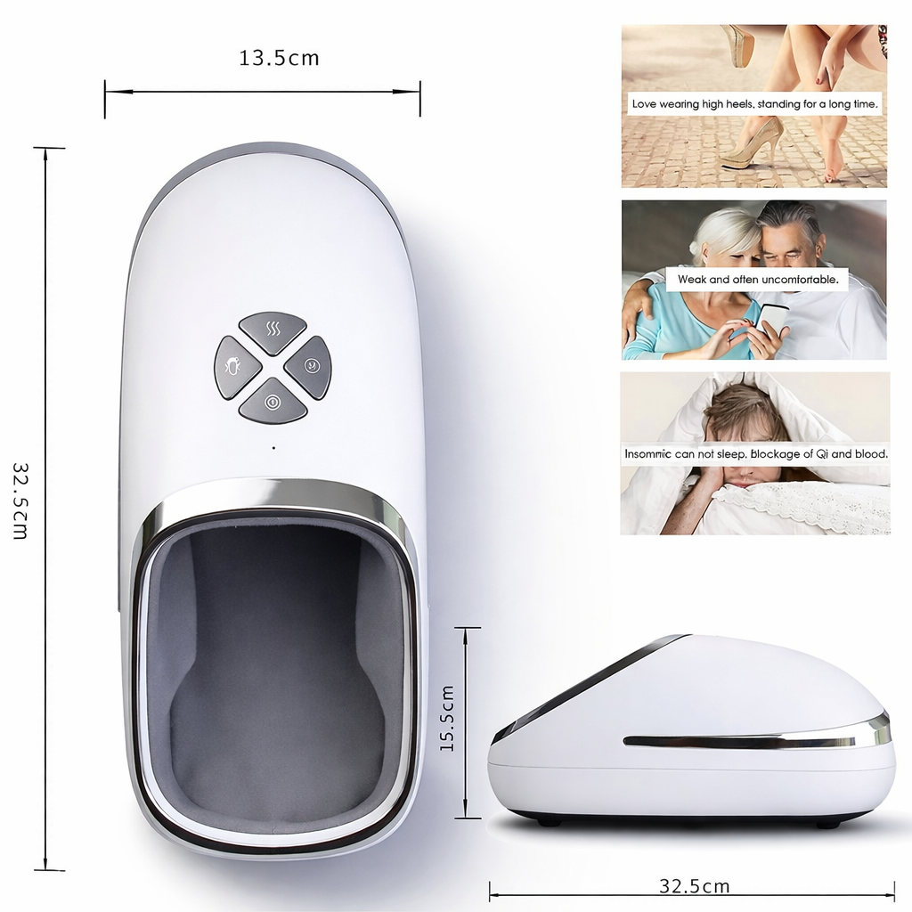 Premium ( # 1 quality ) Wireless Foot Massager with Heat – Pain Relief, Relaxation & Stress Recovery