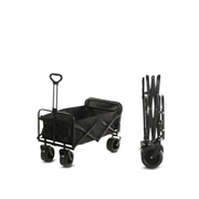 Folding Wagon Trolley Cart | 300 LBS Load & Expandable Storage