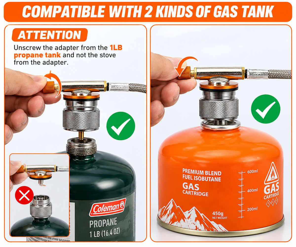 Portable 6800W Camping Stove – Fast, Powerful & Fuel Efficient