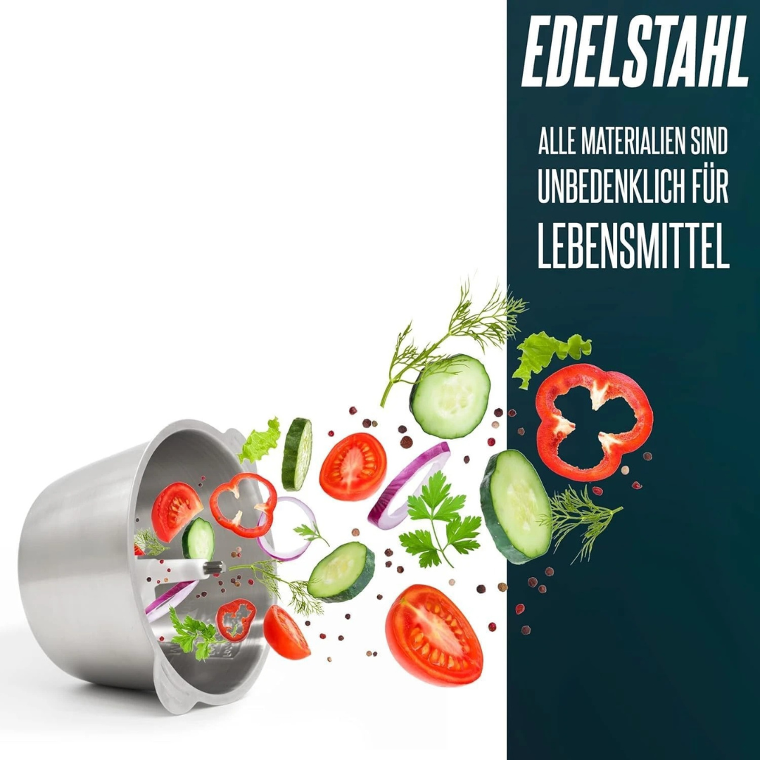 Powerful 3L Electric Food Chopper & Grinder – 500W Motor with Stainless Steel Bowl for Meat, Vegetables & Kitchen Prep