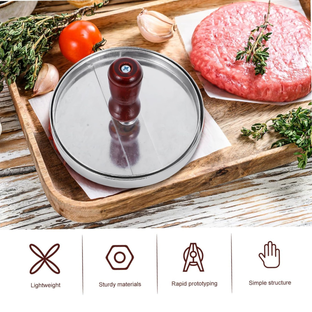 Non-Stick Burger Press | Round Patty Maker Kitchen Tool