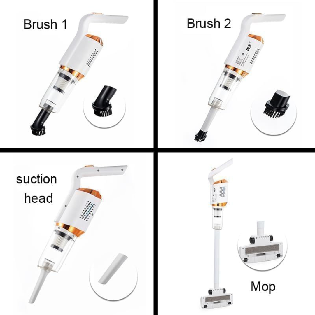3-in-1 Cordless Vacuum Cleaner - Multi-Surface Cleaning & Sterilizer