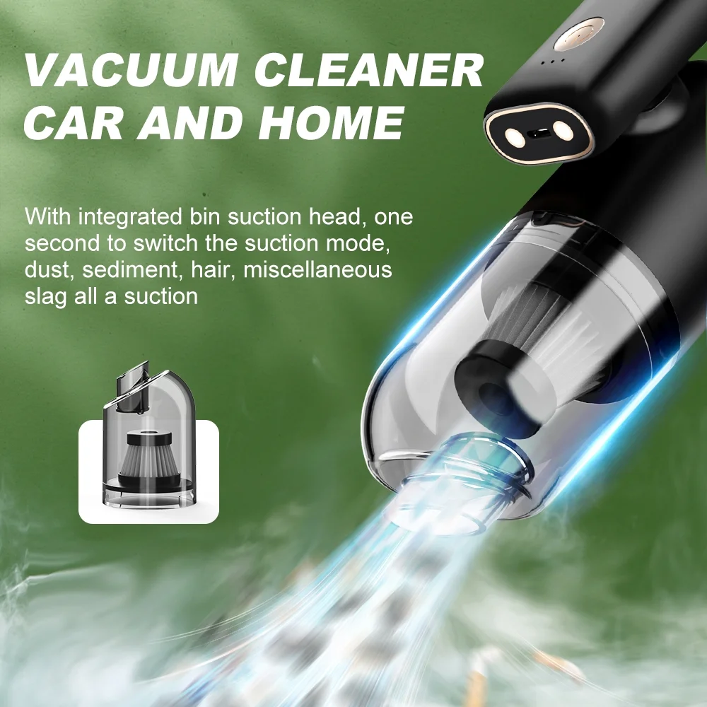 Cordless Car Vacuum Cleaner UAE – Compact, Foldable, LED