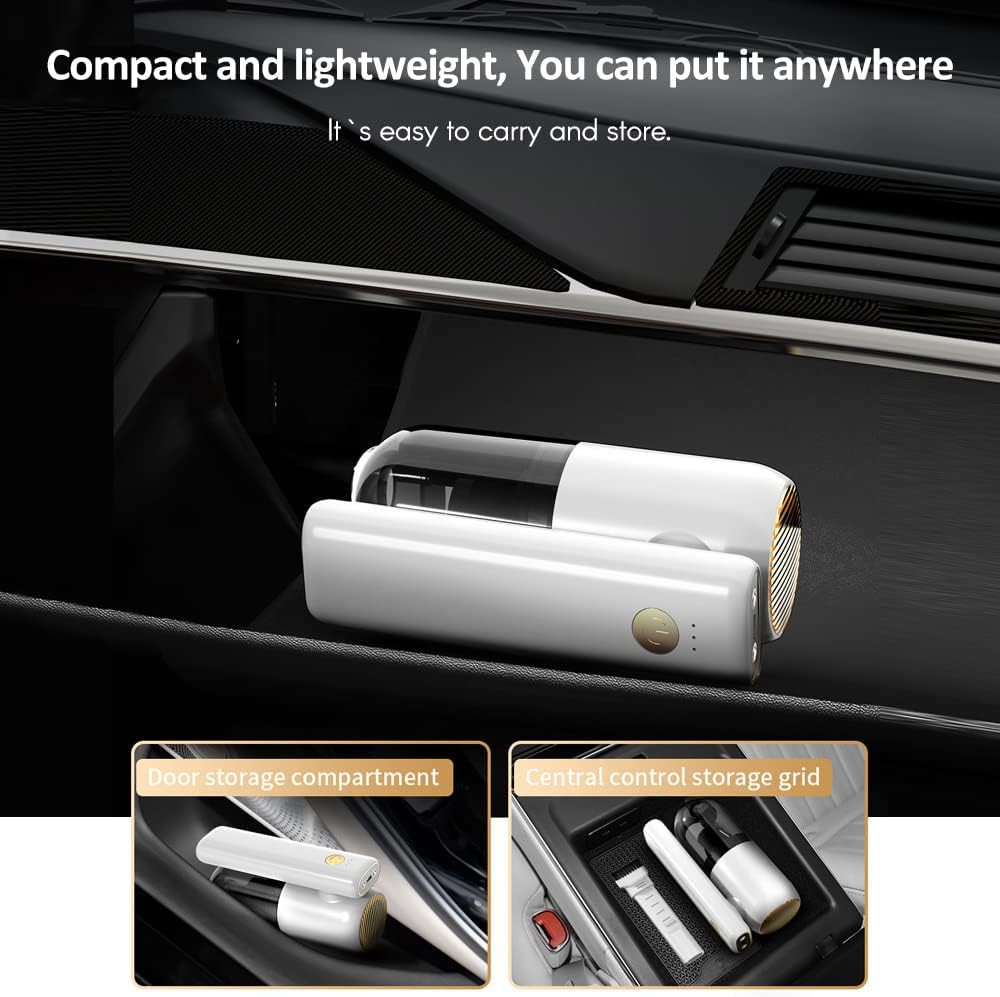 Cordless Car Vacuum Cleaner UAE – Compact, Foldable, LED