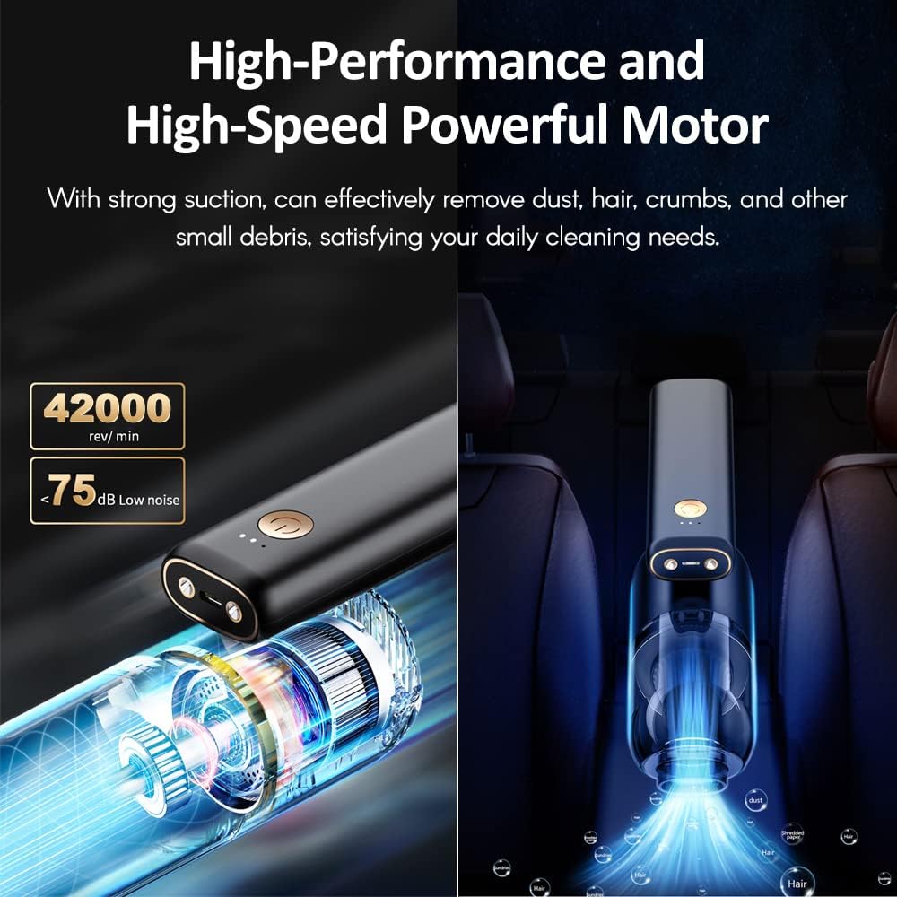 Cordless Car Vacuum Cleaner UAE – Compact, Foldable, LED