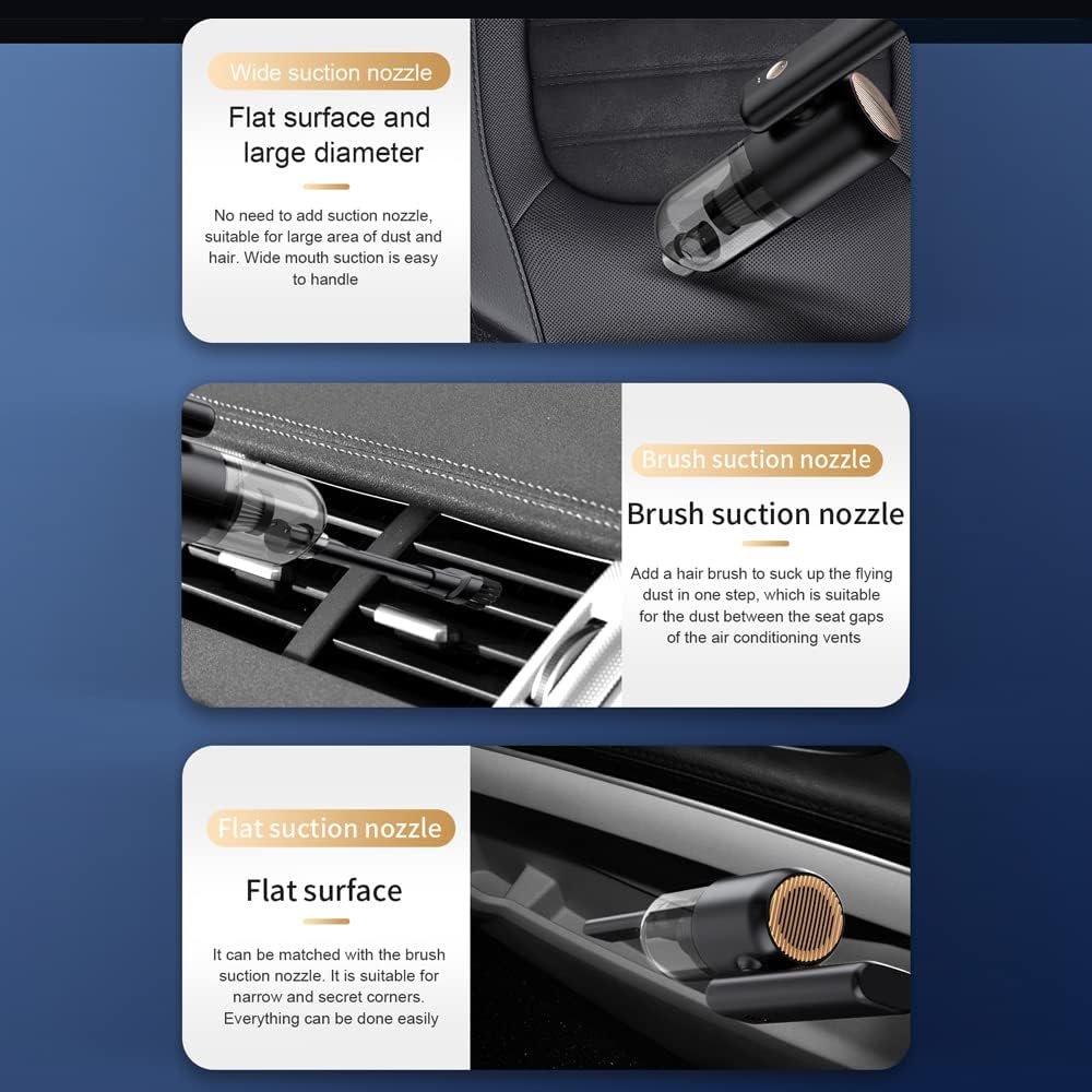 Cordless Car Vacuum Cleaner UAE – Compact, Foldable, LED