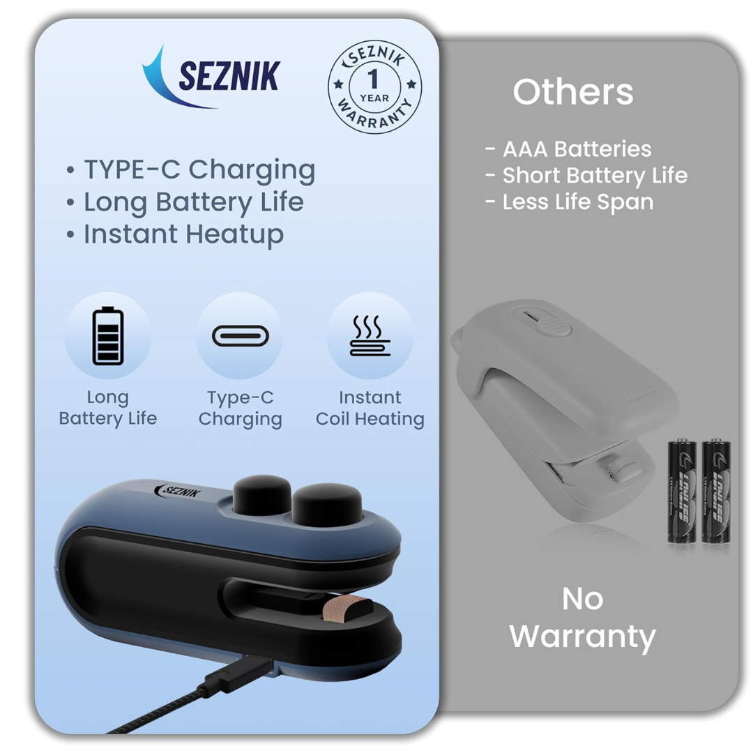 Handheld Mini Heat Sealer for Food and Snack Bags