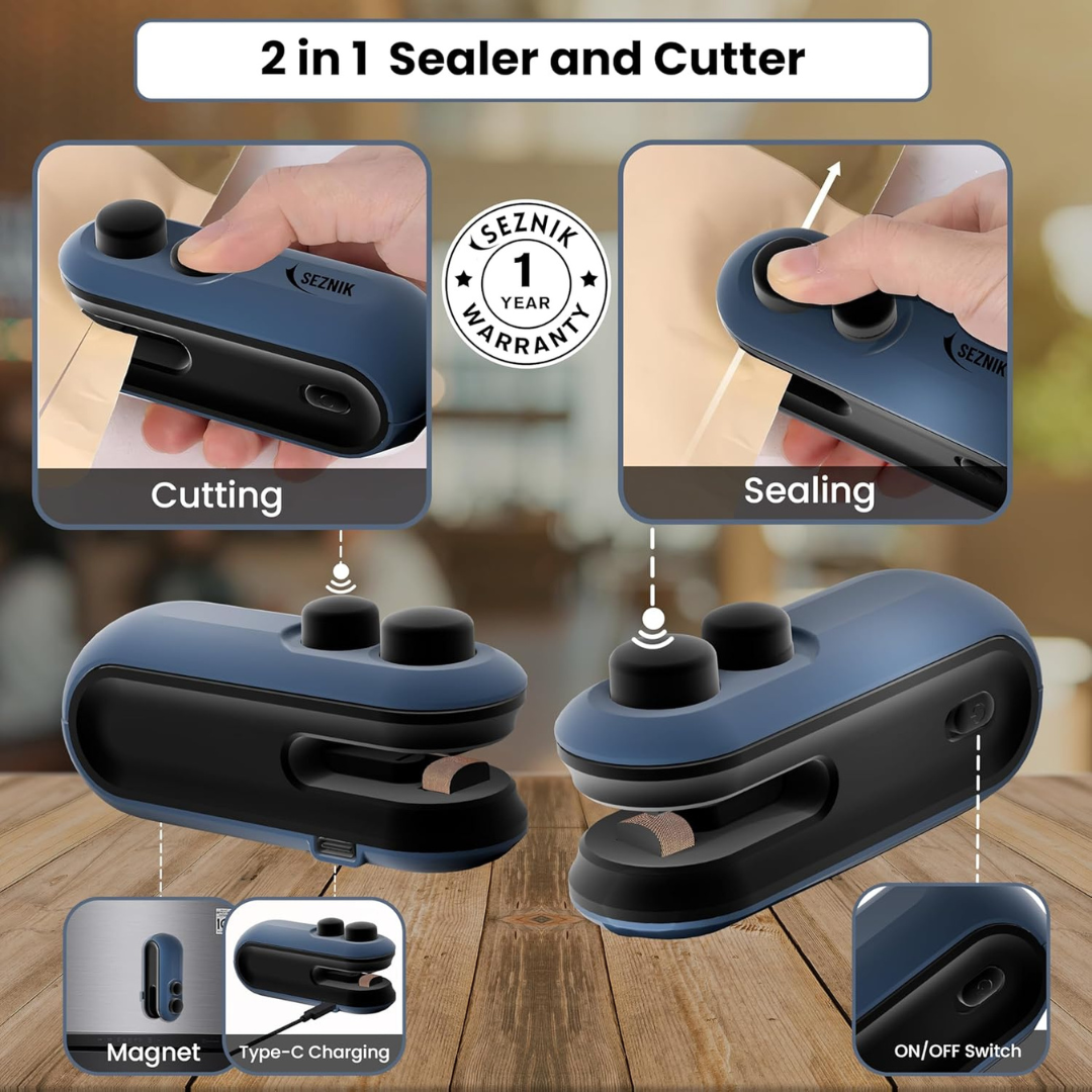 Handheld Mini Heat Sealer for Food and Snack Bags