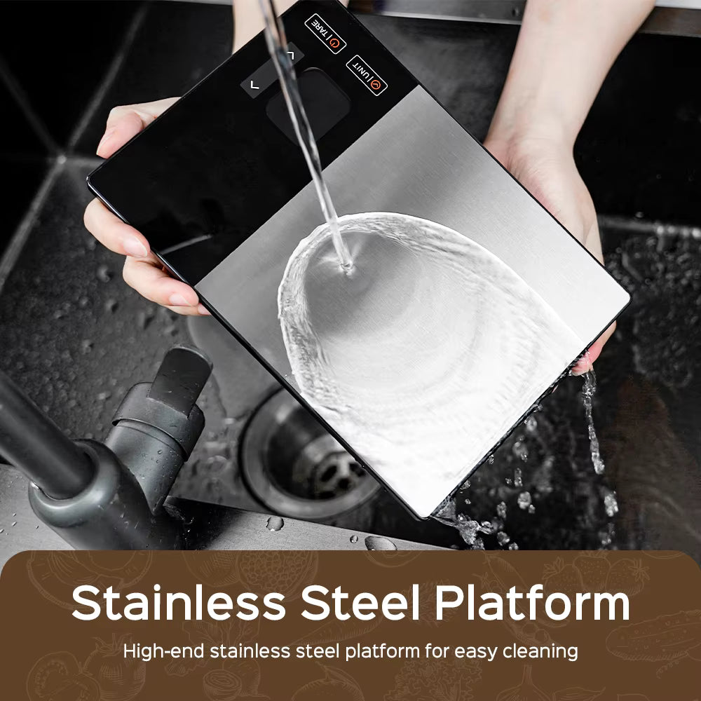 5KG Stainless Steel Smart Kitchen Scale