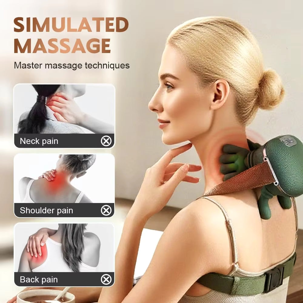 Neck and Back Massager for Pain Relief Deep Tissue