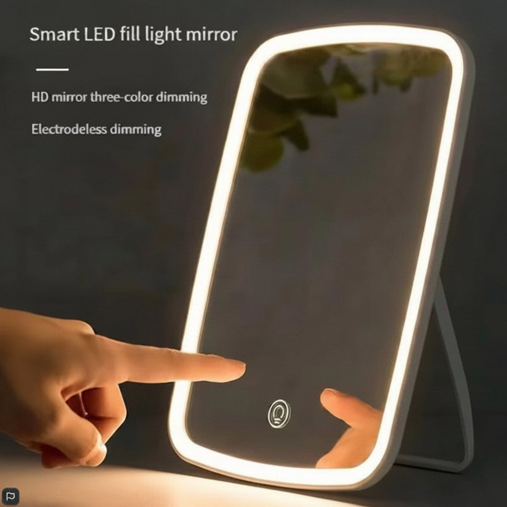 Makeup mirror lighting modes