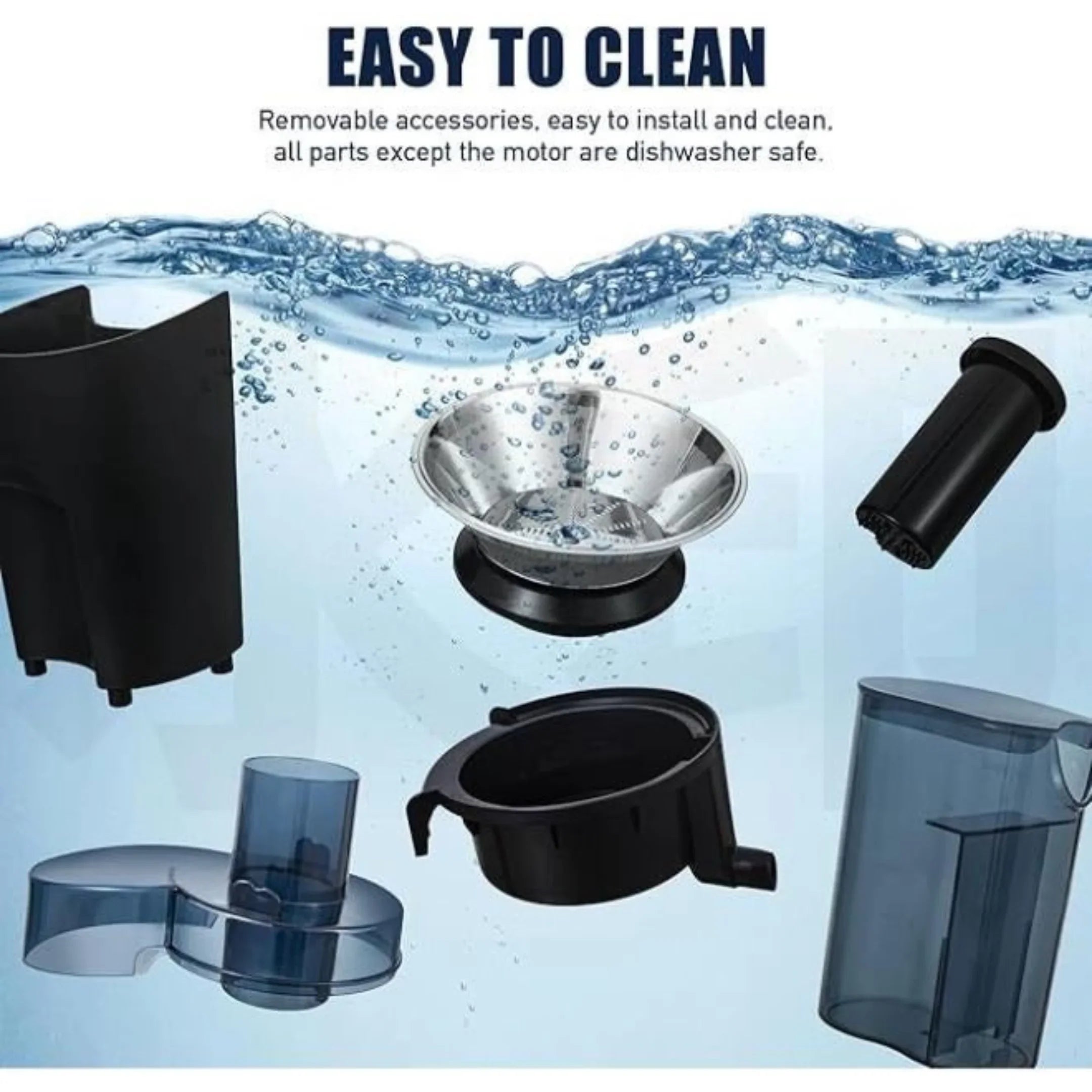 Stainless Steel 800W Dual-Speed Centrifugal Juicer Extractor