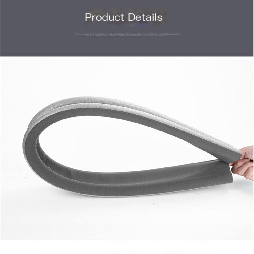 Twin Door Draft Stopper and Double-Sided Under Door Noise Blocker