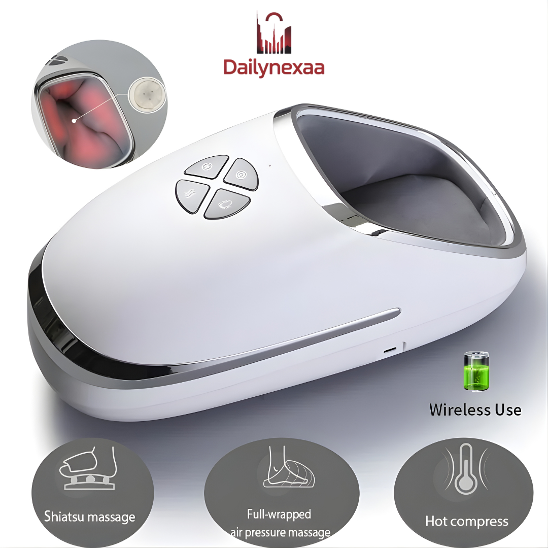 Premium ( # 1 quality ) Wireless Foot Massager with Heat – Pain Relief, Relaxation & Stress Recovery