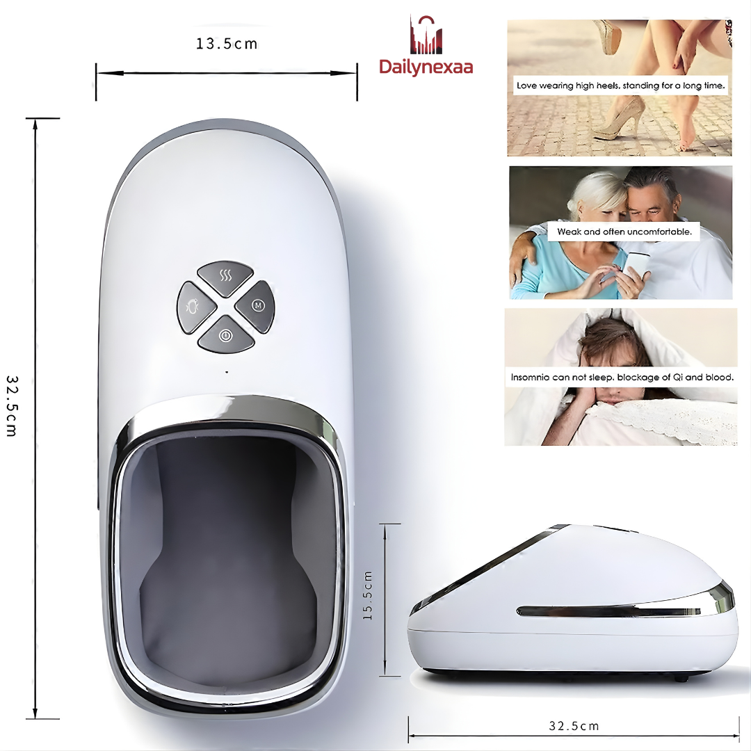 Premium ( # 1 quality ) Wireless Foot Massager with Heat – Pain Relief, Relaxation & Stress Recovery