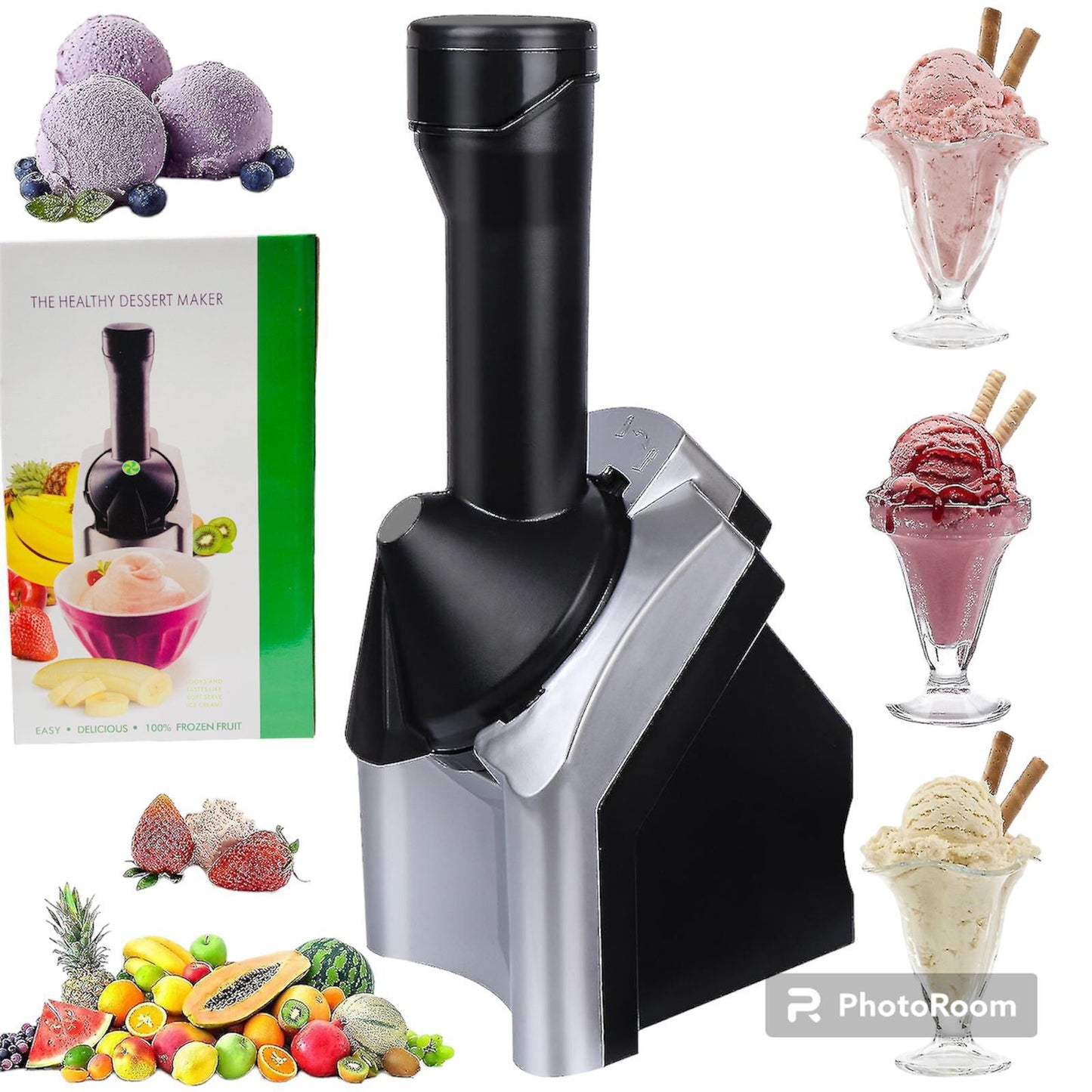 Automatic electric ice cream making machine