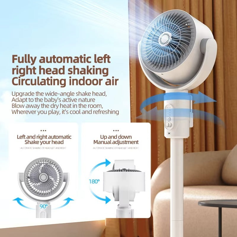 Circulating Floor Fan with Remote