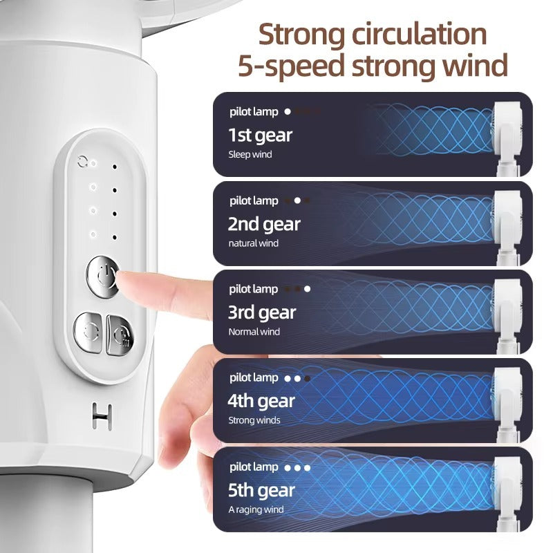 Circulating Floor Fan with Remote