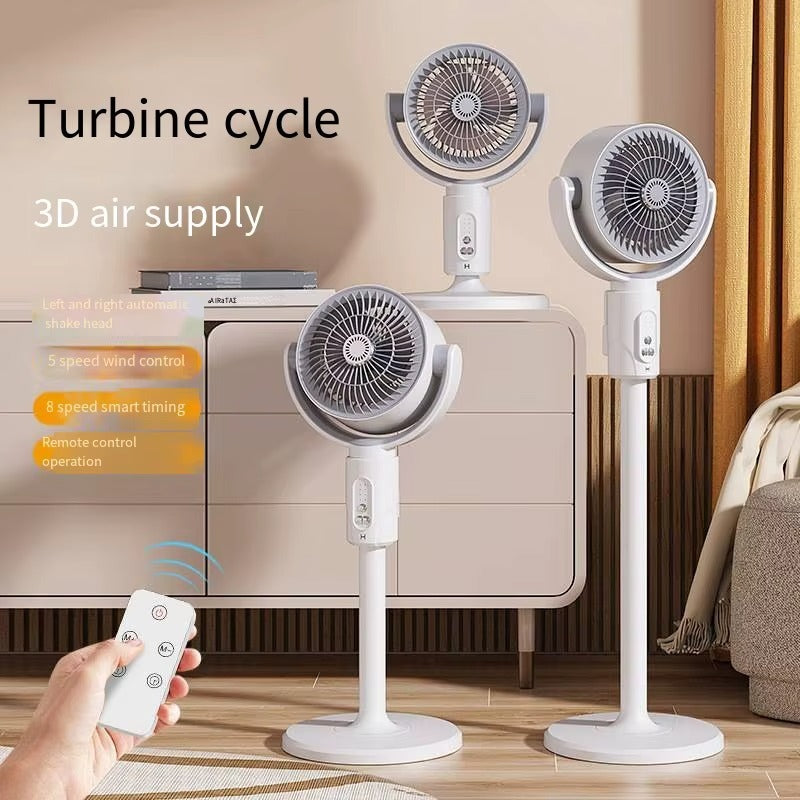 Circulating Floor Fan with Remote