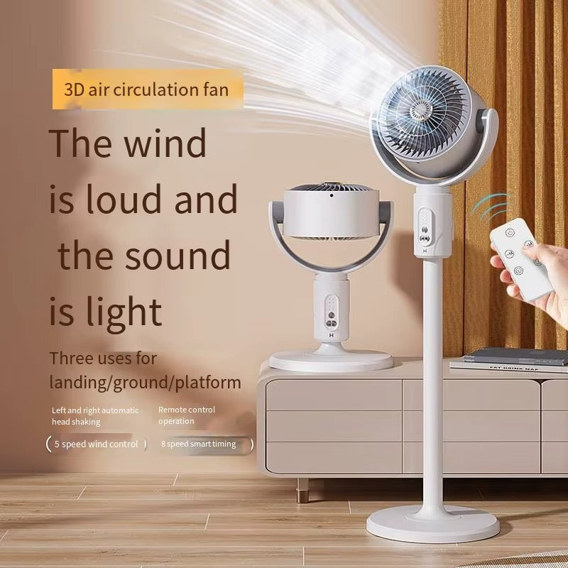 Circulating Floor Fan with Remote