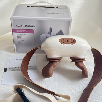 Hand-Grip Deep Tissue Neck Massager – Relieves Pain, Muscle Stiffness & Fatigue