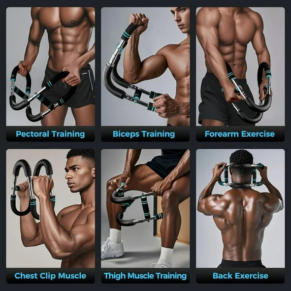 Twister Arm Trainer,Adjustable Chest Workout Equipment,Twister Arm Exerciser for Men,Grip Strength Trainer,Portable Fitness Equipment for Home