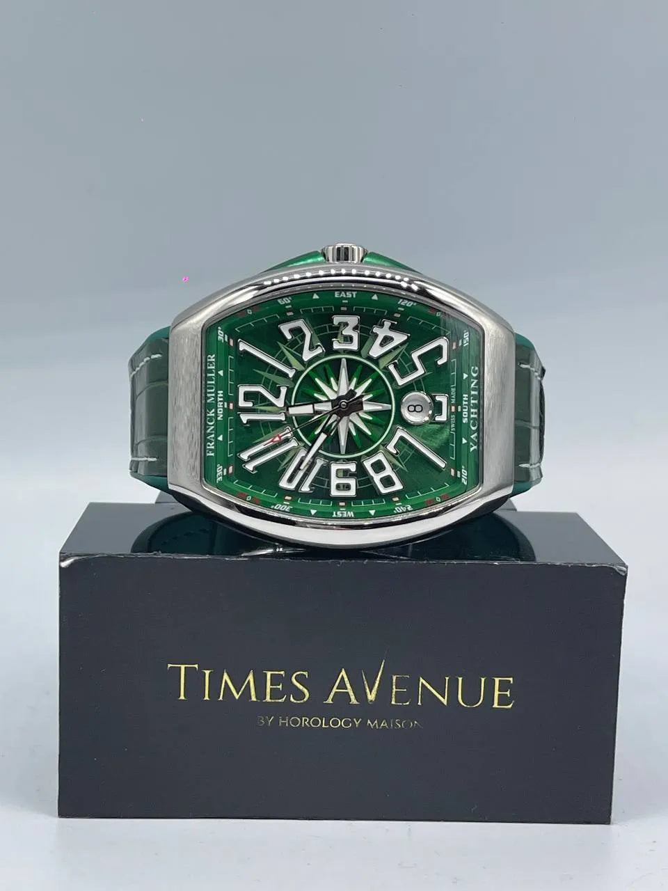 Franck Muller Vanguard Yachting Steel Green dial 45mm